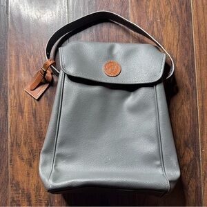 Pilgrim Gray Leather Shoulder Bag